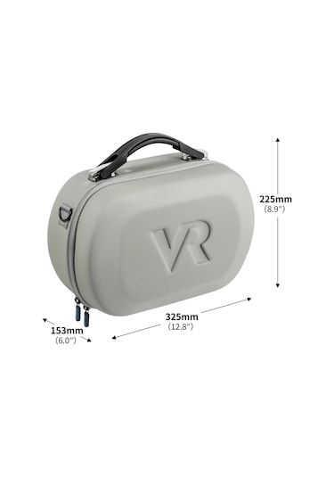 Devaso Meta Quest 3 S / 3 / 2 / Pro / Pico 4 Büyük Kapasiteli Taşıma Çantası Düzenleyici Koruyucu Kılıf