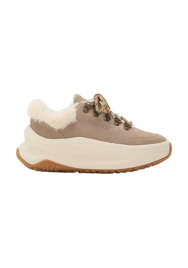 L003 Sand Sneaker Günlük Kadın Diğer 80d2490040 Moon Boot Moon247 City Shearling Kum
