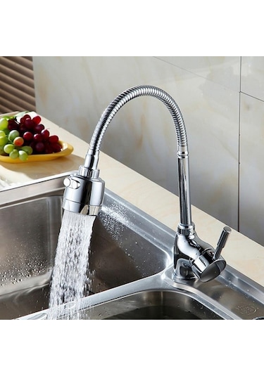 Pronto Krom Musluk Başlığı/kubar Boru/fonksiyonlu Musluk Başlığı