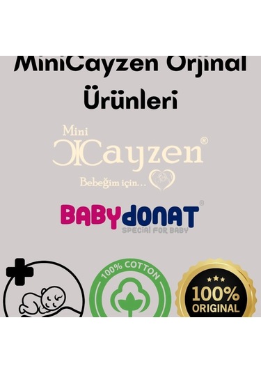 Dantel İşlemeli Lale Desenli 7 Parça Hastane Çıkış Seti %100 Pamuk Krem