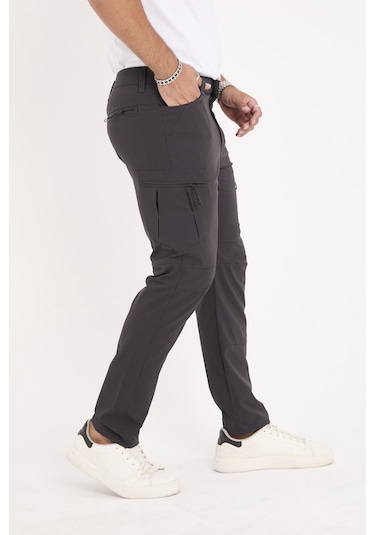 Camp532 Outdoor Tactical Su İticili Likralı Yazlık Erkek Taktik Pantolon Antrasit