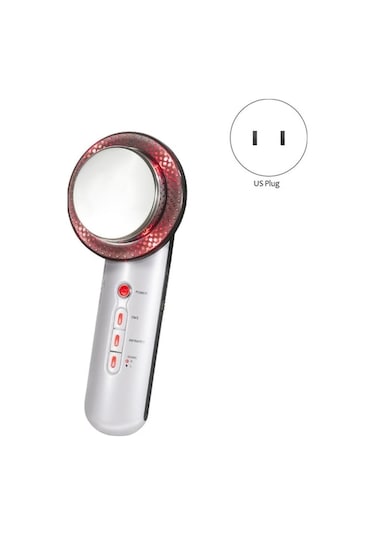 Maoyaya Üçü Bir Arada Zayıflama Aleti Ultrasonik Masaj Güzellik Aleti Uzaktan Kızılötesi Vücut Şekillendirme Makinesi, Abd Tak Gümüş