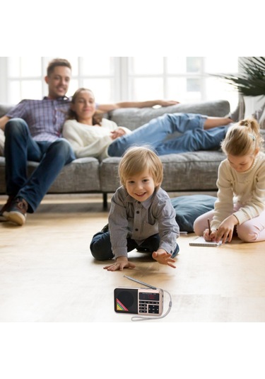 Springsun Y-509 Modeli Fm Radyo: Led Fenerli, Mp3 Çalar, 1500mah Şarj Edilebilir Pil Ve Usb Kablosu İçeren Taşınabilir Cihaz