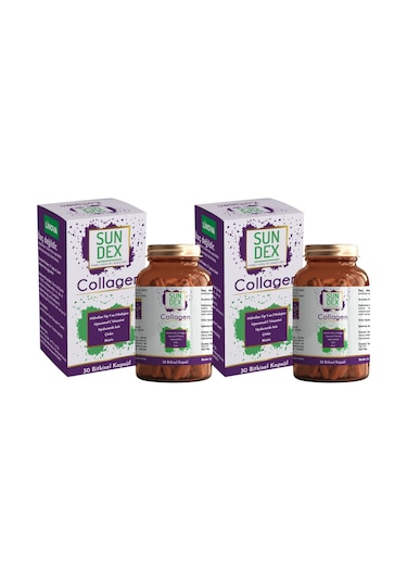 Sundex Collagen 2 x 30 Bitkisel Kapsül