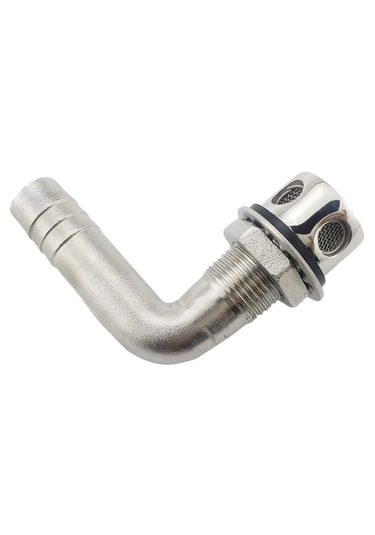 Paslanmaz Hava Firarı. 1/2". Dirsekli.tekne Depo Havalandırması