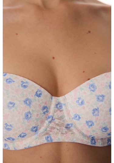 Penti Kırık Beyaz Bloom Floral Lace Dantel Sütyen
