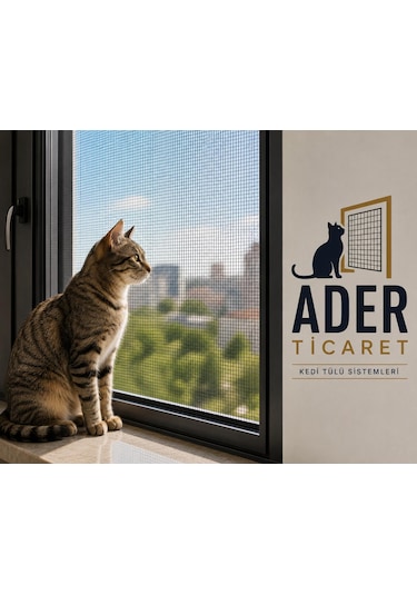 Ader Fiberpolyester Sineklik Kedi Tülü 140cm 100cm