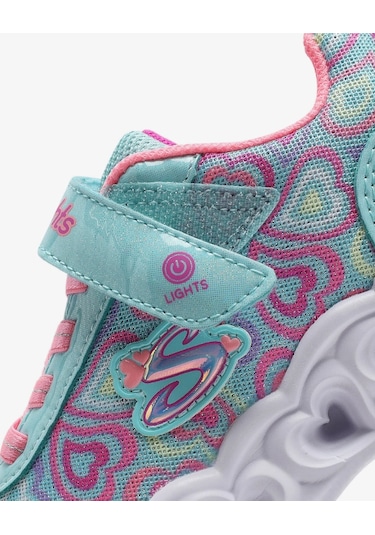 Skechers Heart Lıghts - Boogıe Love Işıklı Kız Çocuk Spor Ayakkabı 303257l Mtmt Mtmt Çok Renkli