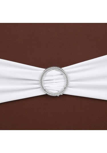 Flybuy 10 Adet Esnek Sandalye Kılıfı Kurdele - Düğün, Parti Dekorasyonu İçin 7 Renk Seçeneği Diğer