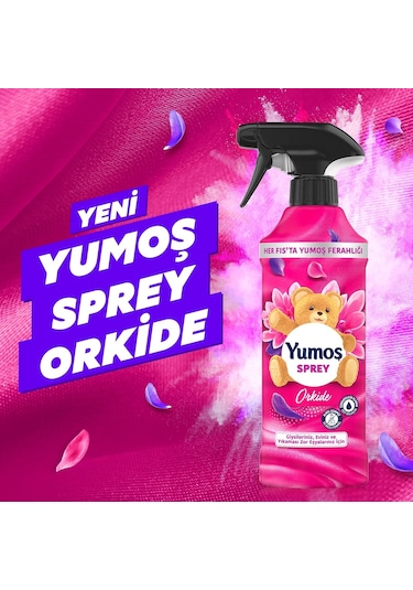 Yumoş Sprey Yıkaması Zor Eşyalar Için Orkide 450 ml