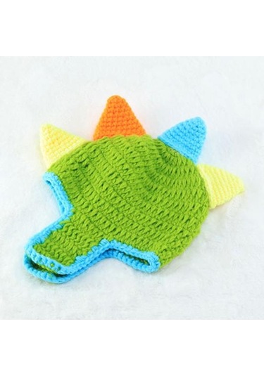 1 Takım Bebek Fotoğrafçılığı Giyim Karikatür Tasarım Tüm Uyumlu Yumuşak Yenidoğan Fotoğraf Süt Pamuk Takım Elbise Doğum Günü İçin B Yeşil