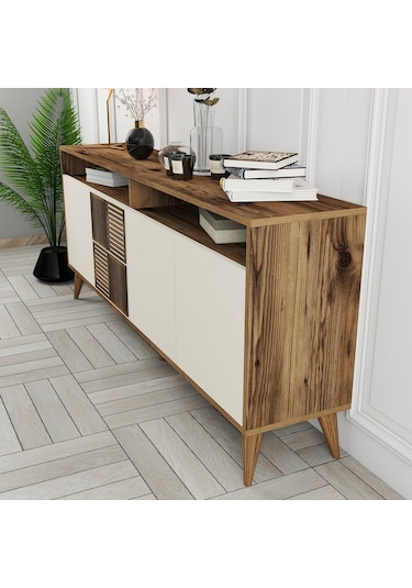 Variant Variant Milan Konsol - Ceviz / Krem