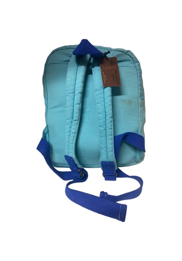 Kaliteli Salaş Küçük Boy Siyah Vintage Disayn Günlük Sırt Gezi Çantası 25x30cm Siyah - Turkuaz