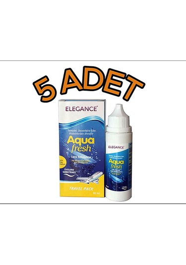 Elegance Agua Fresh Lens Solüsyonu 5 x 60 ML