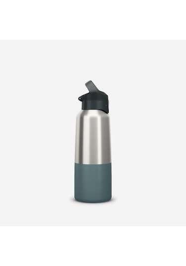 Quechua Outdoor Paslanmaz Çelik Termos - 0,8 L - Yeşil - 900 Turuncu