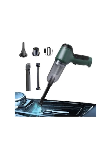 Air Blower Araba Süpürgesi Yeşil