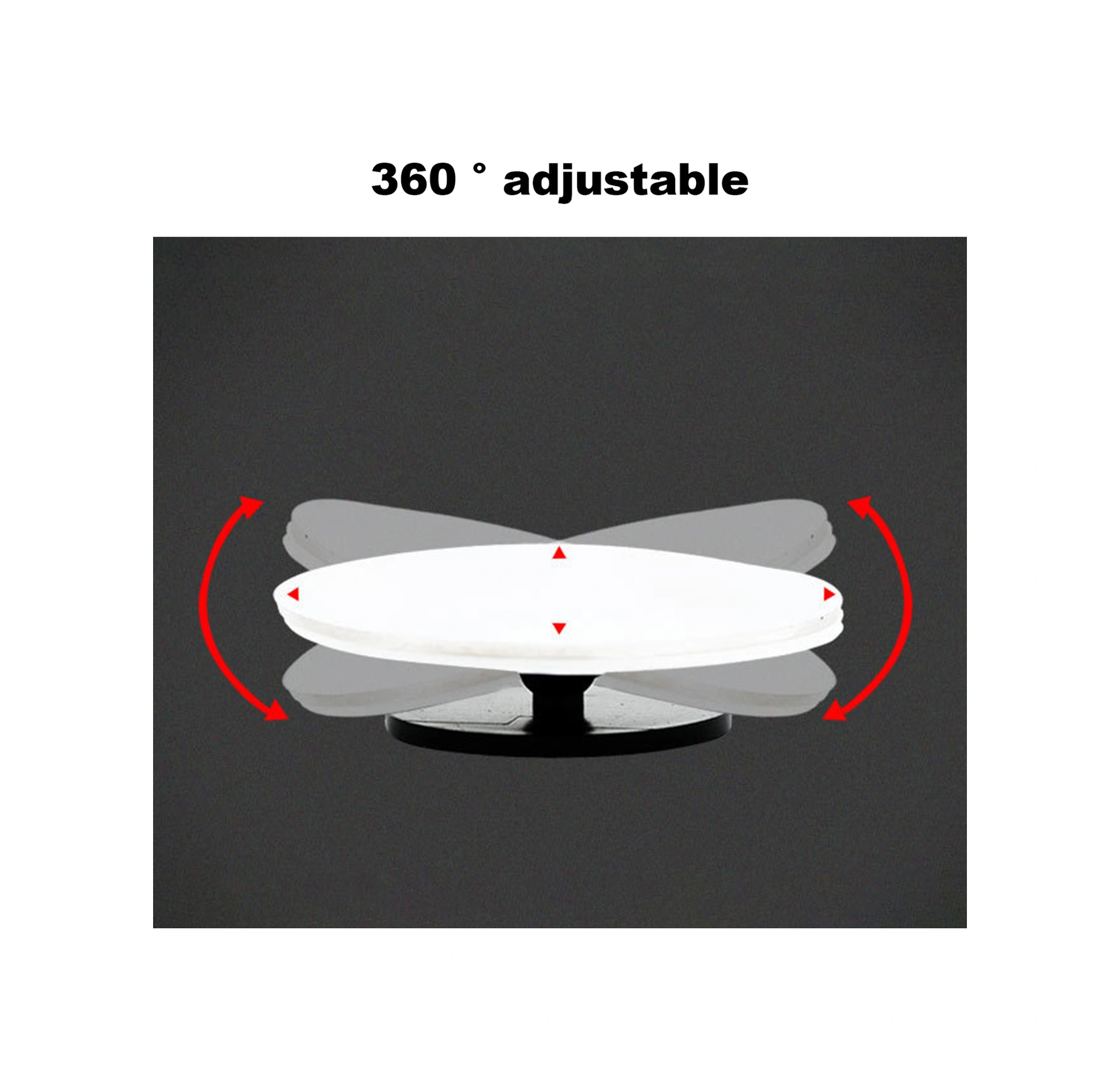 Neevoyu 2 Adet 360 Derece Dönebilen 2" Hd Cam Gözlük Tipi Araç Kör Nokta Aynası, Su Geçirmez Geniş Açılı