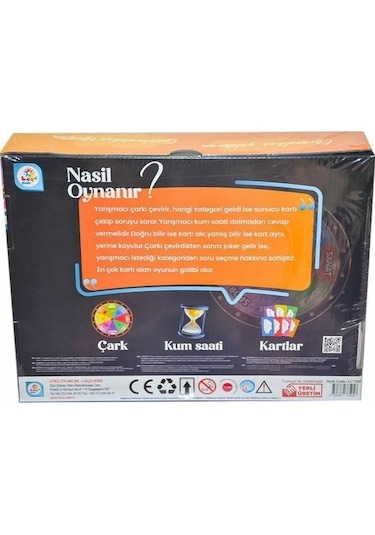 Laço Bilgi Çarkı Lc7505 Çocuk Kutu Oyunu Bil Öğren Eğlen