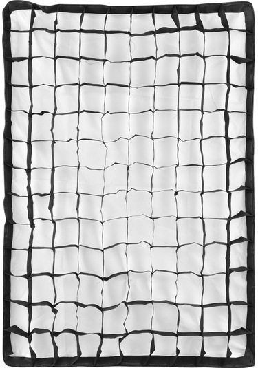 Pazly 70x100cm Siyah Petek Izgara Softbox, Döngü Tutturucu, Portre Ve Ürün Çekimleri İçin Uygun