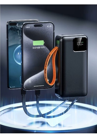 Kendinden Kablolu 30.000 Mah Powerbankk