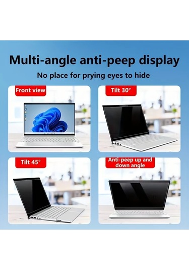 Honeybeeshop 14 İnç 16:10 Laptop Ekran Koruyucu Anti Spy Mat 3h Pet Gizlilik Koruma