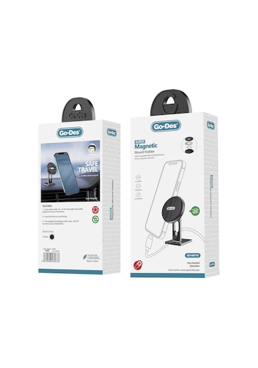 Go Des GD-HD718 Magnetik Araç Telefon Tutucu - ZORE-221204
