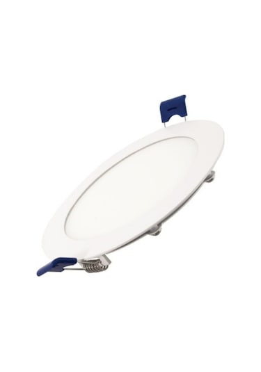 Sıva Altı Yuvarlak Led Panel Armatür 9w 3000k Beyaz Gövde Ack Çok Renkli