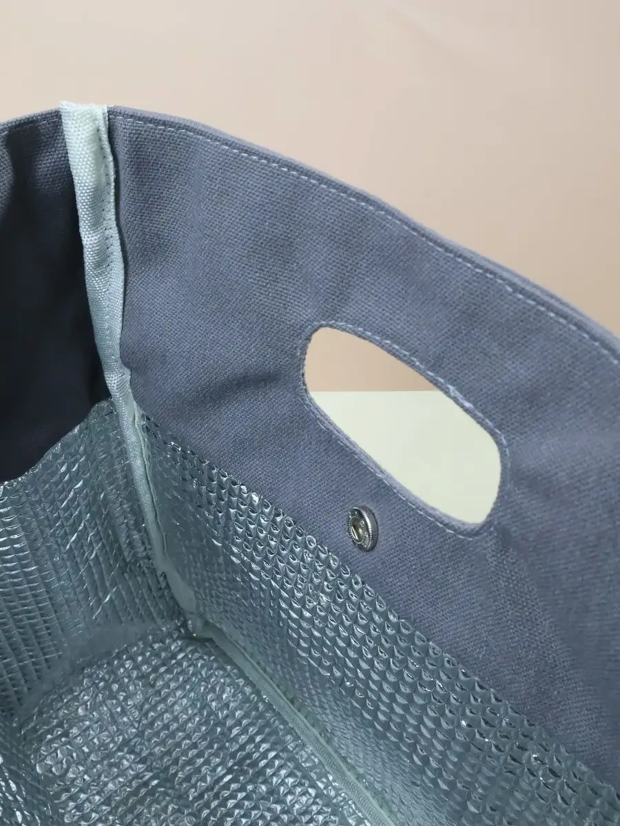 Nevodinocku Termo Çanta Yemek Ve Öğle Yemeği Soğutucu Çanta Seyahat Çanvası 140164209 Gri