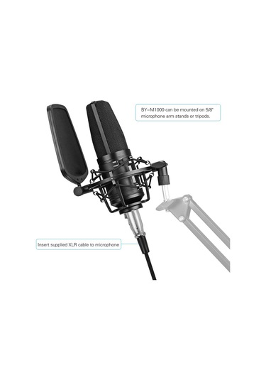 Boya By-m1000 Stüdyo Mikrofonu