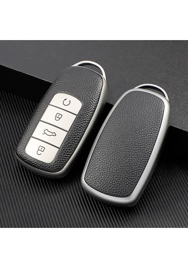 Chery Tiggo Uyumlu 8 Pro İçin Anahtar Koruyucu Tpu Kılıf-silver