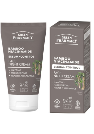 Bambu Ve Niacinamid Karma Ciltler İcin Gece Yüz Kremi 50 Ml
