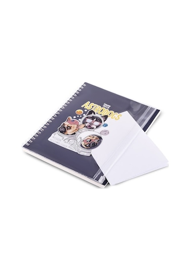 Karaca Container Astrodogs Çantalı Defter 50 Yaprak Mavi