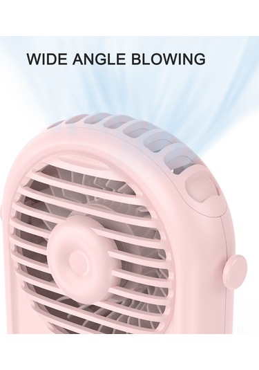 Xiyyadms Boyun Bağlı Mini Fan M01 Beyaz - 1500mah Pil, 8 Saat Süre, Usb Şarj, Hafif Abs Malzeme Siyah