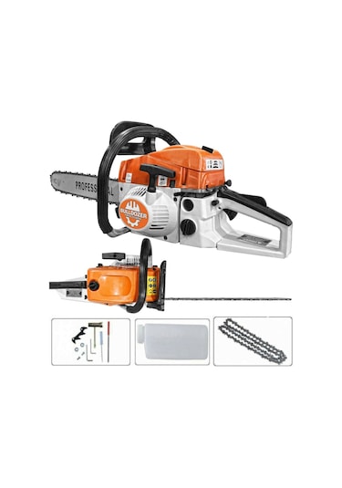 Bulldozer Raw 390 Benzinli Testere Ağaç Odun Dal Kesme