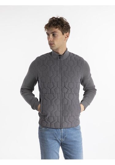 Zegna Erkek Mont Zg96N049 Gri