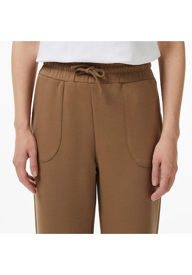 Nautica Kadın Kahverengi Regular Fit Eşofman Altı Düz 47k308t Kahverengi
