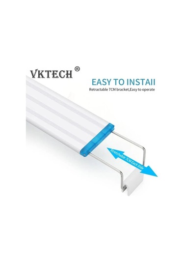 Silkroadselect Longbangdian Shop 18cm Ab Tarzı Akvaryum Işık Çubuğu Led Balık Tankı Lamba Üzerinde Ince Klip Bitki Büyüyen Aydınlatma Sucul Peyzaj Dekor Cm Ab Abd Renkli