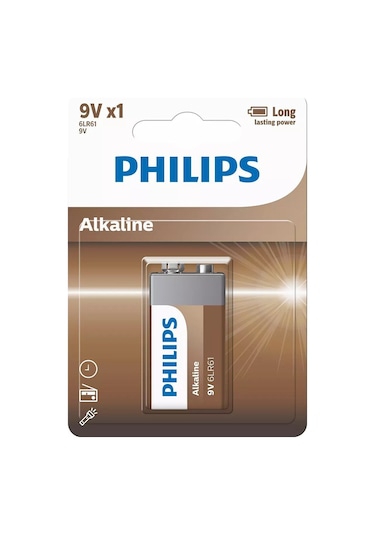 Philips 6LR61A1B/10 Power Alkaline Pil 9V