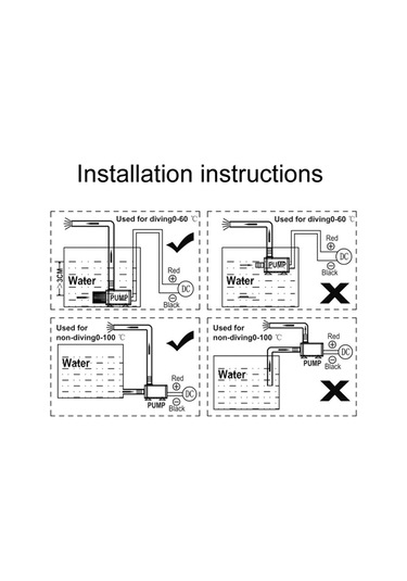 Dc12v Güneşçi Mikro Fırçasız Soğuk Su Dolaşım Çeşmesi Su Pompası, Boyut:qr50c