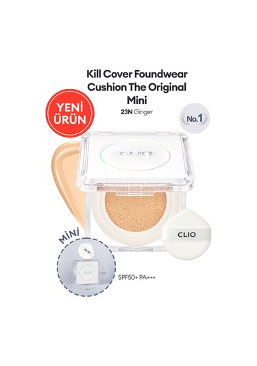 Mat Bitişli Clıo Kill Cover Founwear Cushion The Original Mini 23n Ginger Spf50+ Pa+++ 23n Ginger