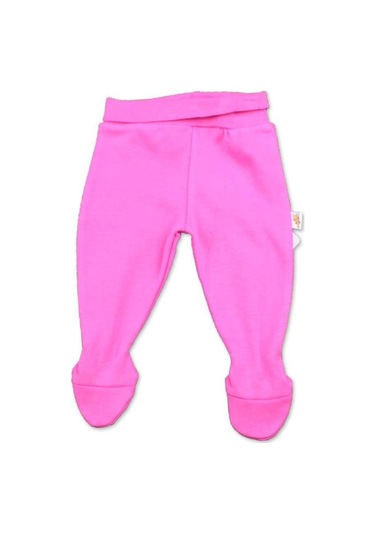 Mini Damla Pantolon Patikli Penye Fuşya-9344 Fuşya