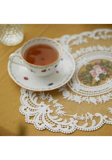 Suofeng 2 Adet 30x41 Cm Beyaz Muslin Masa Peçeti Seti - Yumuşak, Soluk Ve Dayanıklı, Gündelik Ve Özel Günler İçin Beyaz