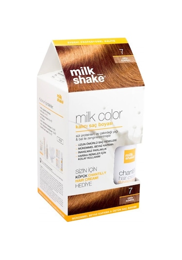 Milk Shake No:7 Orta Kumral Kalıcı Saç Boyası