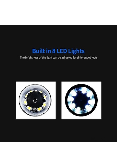 Pazly 1600x Usb Dijital Mikroskop - 8 Led, Manuel Odak, Hd Görüntü, Taşınabilir