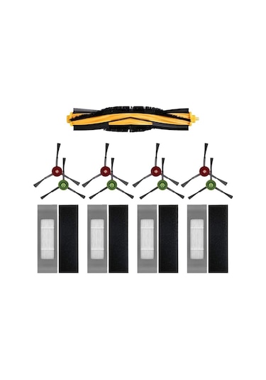 Dinosaurs Için Ana Yan Fırça Hepa Filtre Deebot Ozmo N8 N8 + N8 Pro N8 Pro + Elektrikli Süpürge Filtre Aksesuar Seti