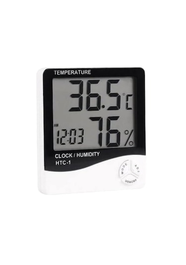 Htc-1 Dijital Termometre Alarmlı Nem Ve Sıcaklık Ölçer
