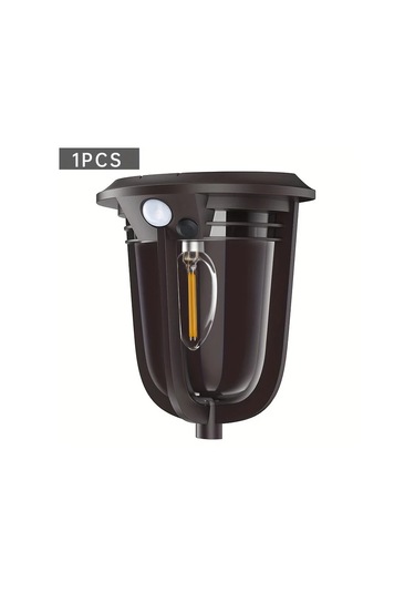 Motion003 1 Bilgisayar Güneş Enerjili Hareket Sensörlü Su Geçirmez Kablosuz Duvar Lambası Dış Mekan Aydınlatma Ahşap