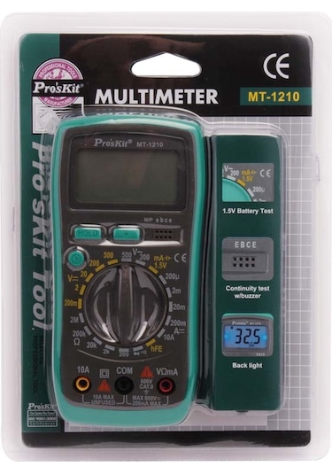 Proskit Mt-1210 3 1/2 Kompakt Dijital Multimetre N11.655