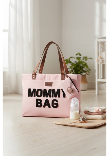 Panama Bag,anne Bebek Bakım Çantası,mommy Bag,cüzdan Hediyeli, Xl Büyük Boy, Essential Edit Serisi Pudra