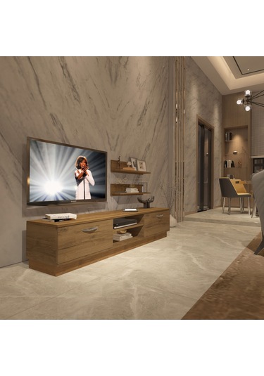 Decoraktiv Eko 4b Mdf Dvd Tv Ünitesi Tv Sehpası Pera